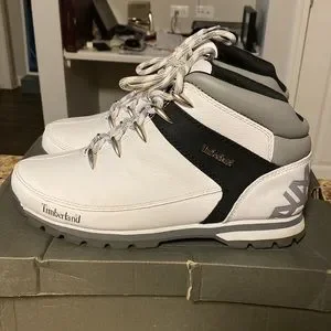 Timberland | Shoes | White Timberlands With Gray And Black  display picture 1